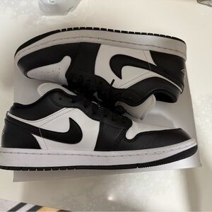 Jordan Black and White Sneakers